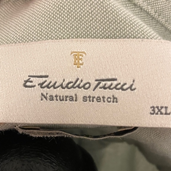 Emidio Tucci Olive Green Casual Shirt - Picture 2 of 3